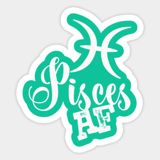 Pisces AF Sticker